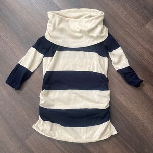 3/4 cowl neck sweater